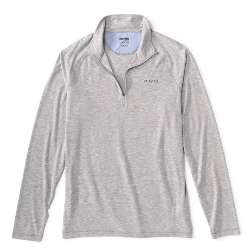 DriCast 1/4 Zip - Light Gray Heather